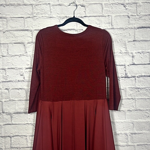 Burgundy high low top multi media Diane Gilman - Picture 4 of 12